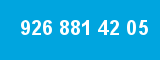 926 881 42 05